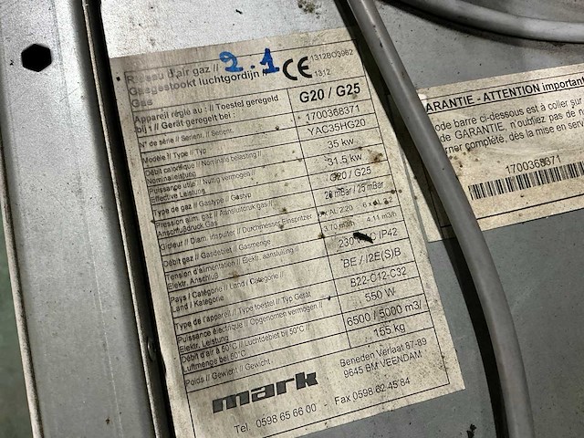 Mark yac35hg29 warmtegordijn - afbeelding 5 van  5