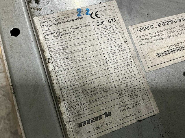 Mark yac35hg29 warmtegordijn - afbeelding 4 van  4