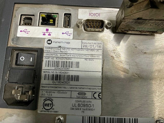 Markem-imaje smartdate x40 thermische coderingsprinter - afbeelding 3 van  6