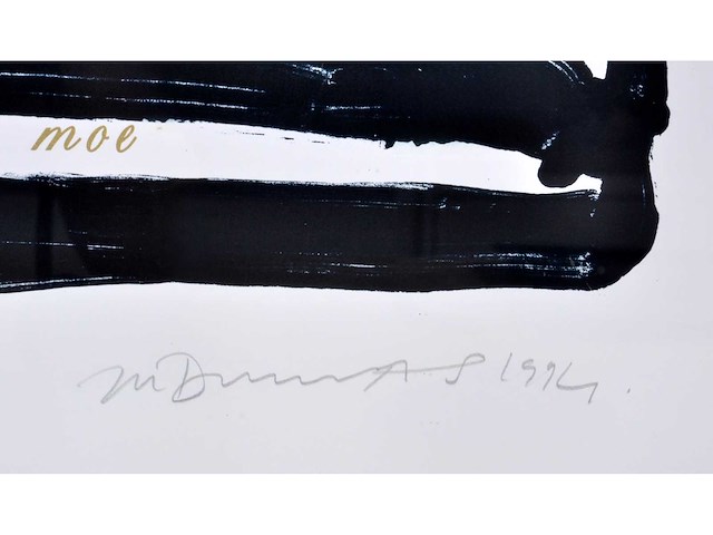 Marlene dumas - de muze is moe - kleurenzeefdruk - afbeelding 3 van  7