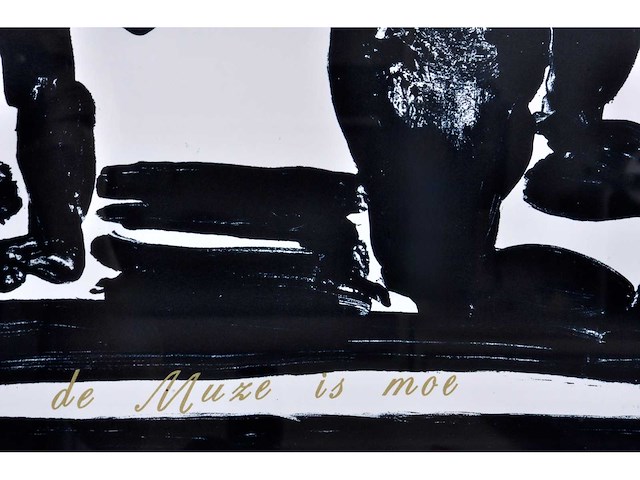 Marlene dumas - de muze is moe - kleurenzeefdruk - afbeelding 4 van  7