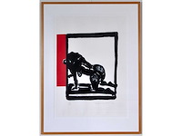 Marlene dumas - de muze is moe - kleurenzeefdruk - afbeelding 1 van  10