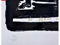 Marlene dumas - de muze is moe - kleurenzeefdruk - afbeelding 6 van  10