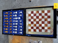 Marmer schaakspel - afbeelding 2 van  3