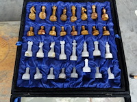 Marmer schaakspel - afbeelding 3 van  3