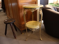 Marmeren bijzettaffel - afbeelding 1 van  5