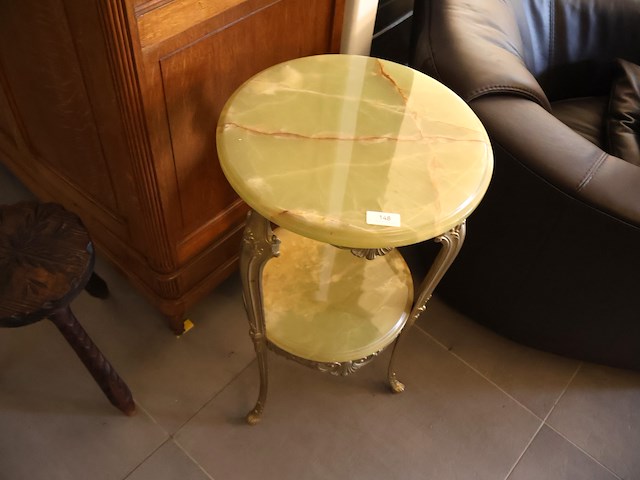 Marmeren bijzettaffel - afbeelding 2 van  5