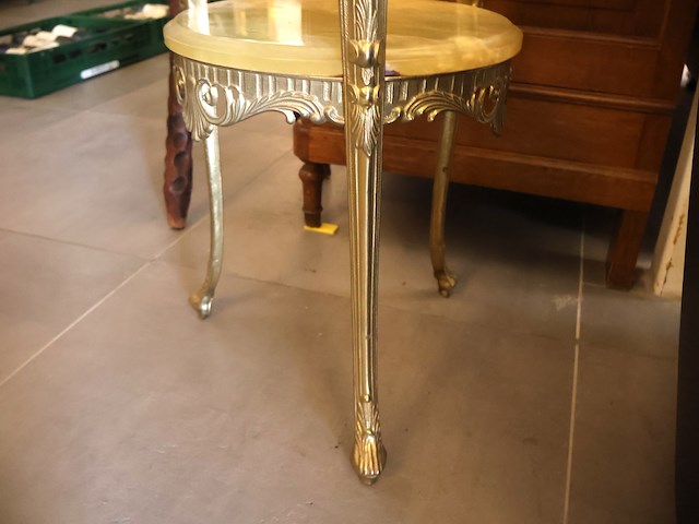 Marmeren bijzettaffel - afbeelding 5 van  5