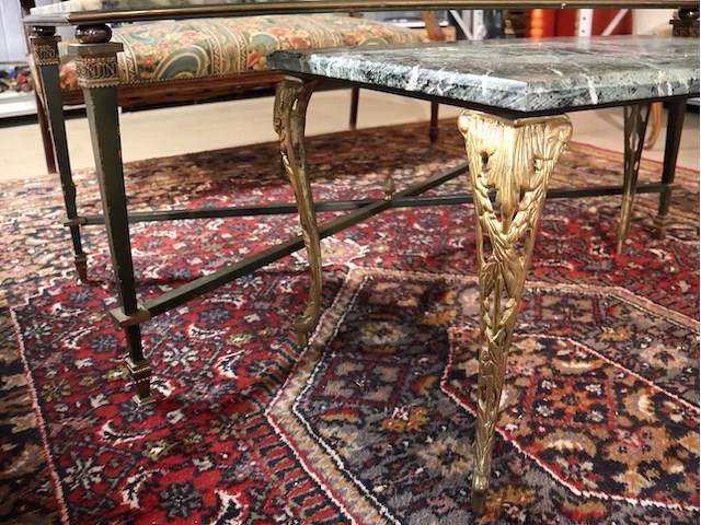 Marmeren salontafel (x2) - afbeelding 3 van  6