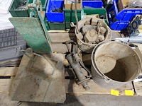 Marmeren schouw + diverse metalen - afbeelding 2 van  4