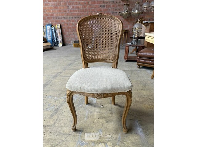 Marmeren tafel met 4 stoelen - afbeelding 5 van  6