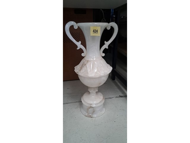 Marmeren vaas -lamp - afbeelding 1 van  2