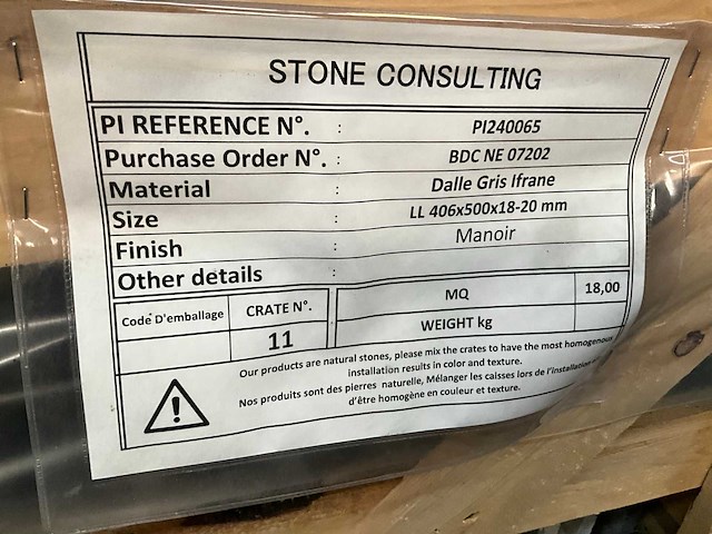 Marokkaanse blauwsteen natuursteen tuintegel - afbeelding 2 van  3