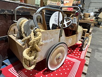 Marquant vintage trapauto met takel en bel - afbeelding 5 van  7