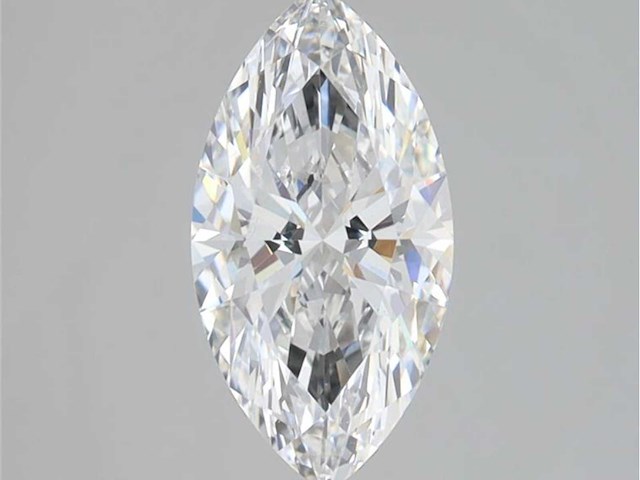 Marquise diamant 0.72ct – d/vvs2 – igi - afbeelding 1 van  3