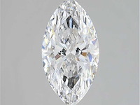 Marquise diamant 0.72ct – d/vvs2 – igi - afbeelding 1 van  3