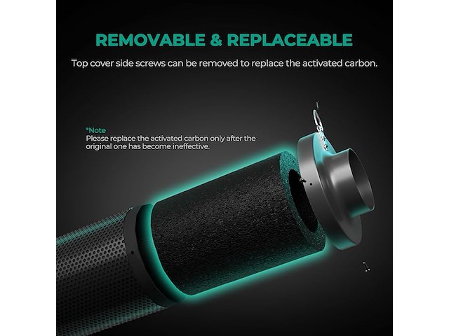 Mars hydro actieve koolstoffilter - afbeelding 2 van  5