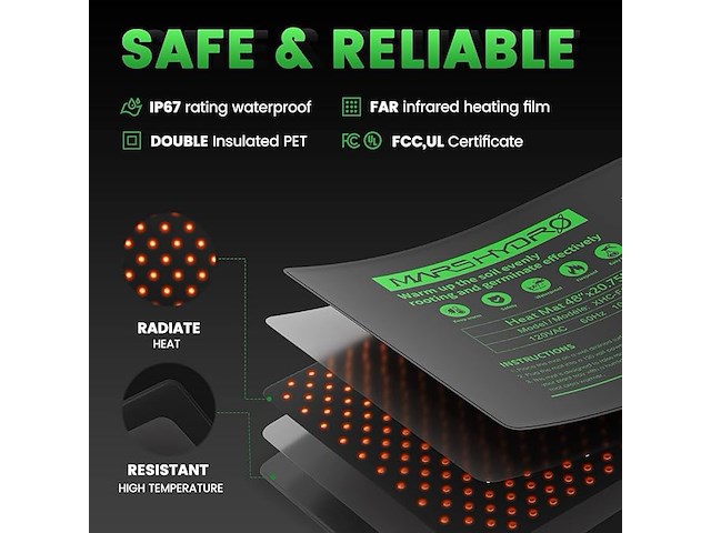 Mars hydro warmtemat kit - afbeelding 2 van  7