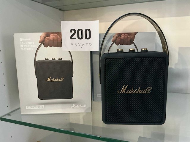 Marshall bt speaker stockwell ii black speaker (2x) - afbeelding 1 van  3