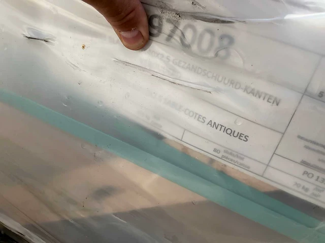 Marshalls vietnamese blauwe steentegel (24x) - afbeelding 4 van  4