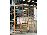 Martin 2x9 houten ladder (3x) - afbeelding 3 van  6