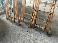 Martin 2x9 houten ladder (3x) - afbeelding 5 van  6