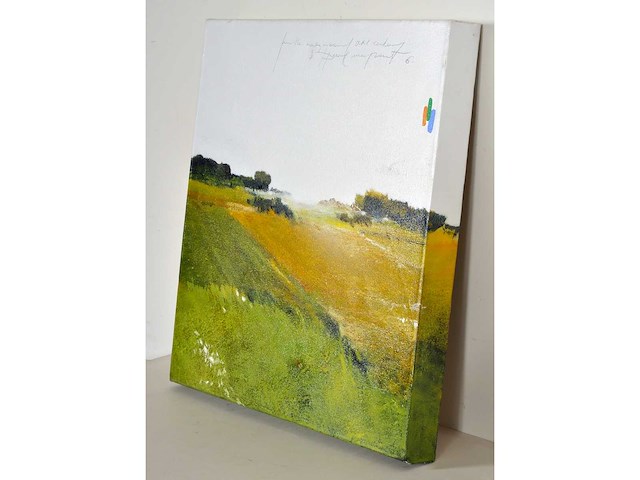 Martin baeyens - personal viewpoint 6 - acryl op doek - 40x40 cm - 2005 - afbeelding 2 van  12