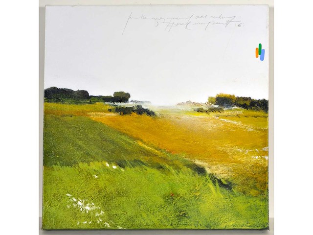 Martin baeyens - personal viewpoint 6 - acryl op doek - 40x40 cm - 2005 - afbeelding 5 van  12