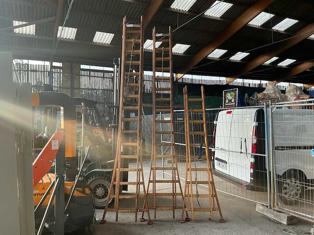 Martin diverse houten schuifladder (3x) - afbeelding 1 van  6