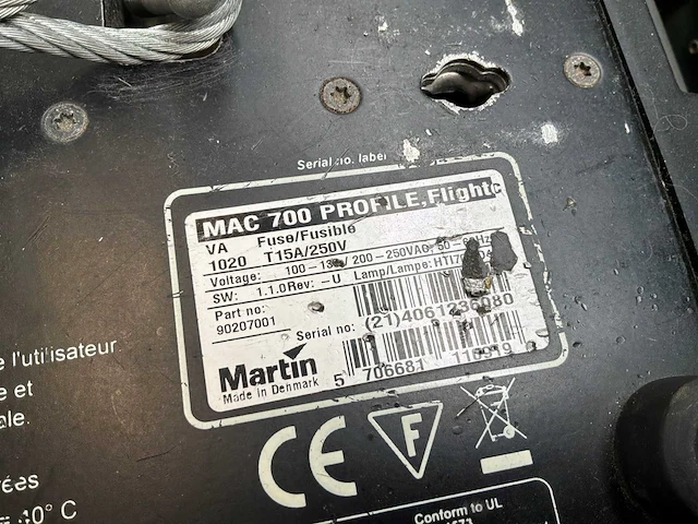Martin mac 700 moving head (2x) - afbeelding 12 van  13