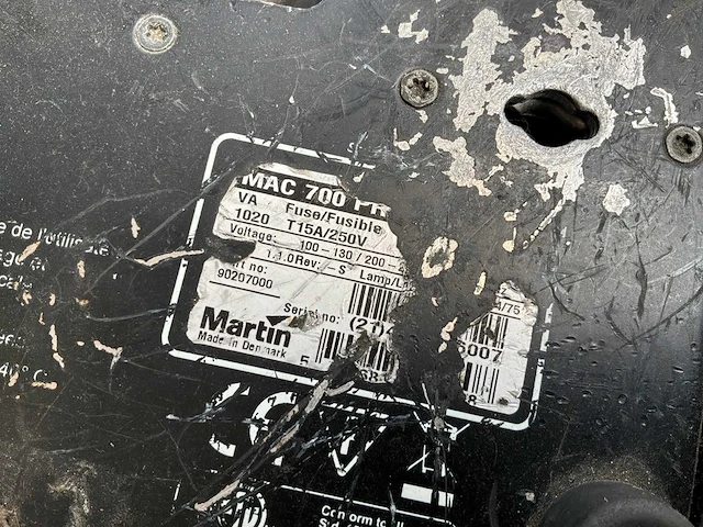 Martin mac 700 moving head (2x) - afbeelding 7 van  9