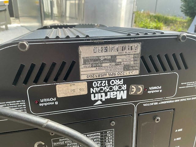 Martin roboscan pro 1220 lichteffect voor onderdelen (3x) - afbeelding 2 van  2