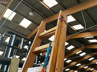 Martin t12 2 delige houten ladder - afbeelding 4 van  5