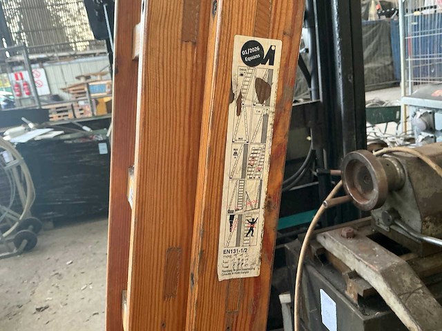 Martin t12 2 delige houten ladder - afbeelding 5 van  5