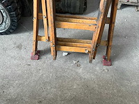 Martin t3 3 delige houten ladder (2x) - afbeelding 2 van  5