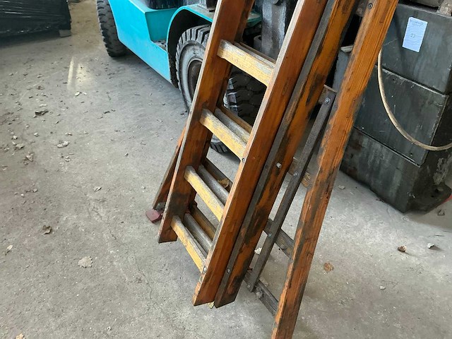 Martin t3 3 delige houten ladder (2x) - afbeelding 3 van  5
