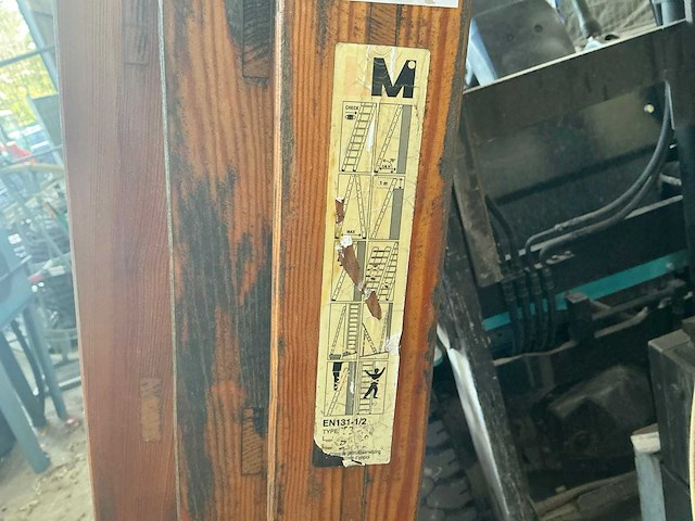 Martin t3 3 delige houten ladder (2x) - afbeelding 5 van  5