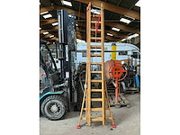 Martin t3 3 delige houten ladder (2x) - afbeelding 1 van  4
