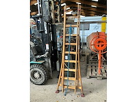 Martin t9 2 delige houten schuifladder (3x) - afbeelding 1 van  5
