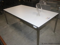 Martinique tafel 200x100 hpl wit - afbeelding 2 van  2