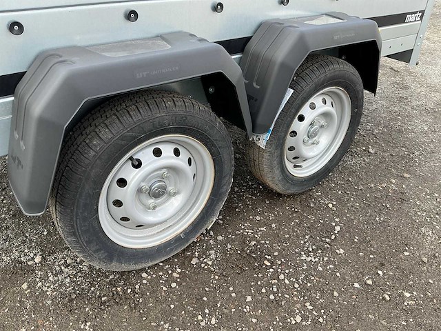 Martz - 2026 - basic 264/2 kipp - bakwagen 264 x 126 - 750kg - aanhangwagen - dubbelas - afbeelding 9 van  14