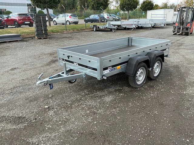 Martz - 2026 - basic 264/2 kipp - bakwagen 264 x 126 - 750kg - aanhangwagen - dubbelas - afbeelding 1 van  5
