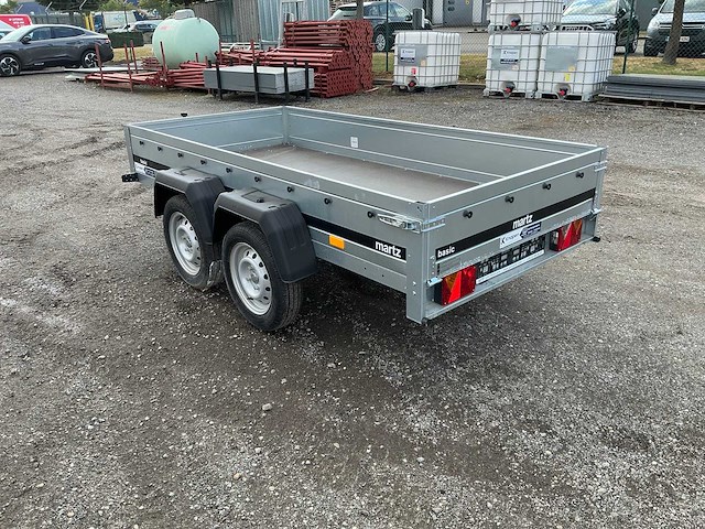 Martz - 2026 - basic 264/2 kipp - bakwagen 264 x 126 - 750kg - aanhangwagen - dubbelas - afbeelding 4 van  5