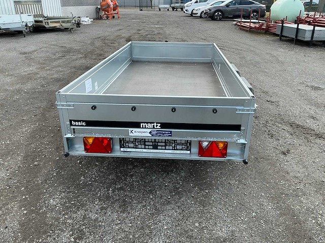 Martz - 2026 - basic 264/2 kipp - bakwagen 264 x 126 - 750kg - aanhangwagen - dubbelas - afbeelding 5 van  5