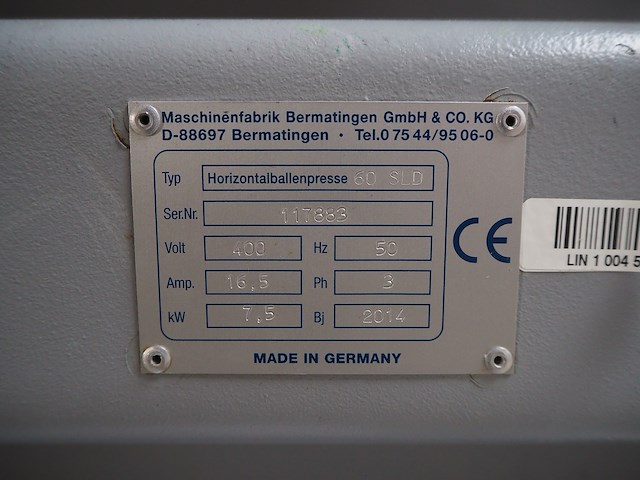 Maschinenfabrik bermatingen gmbh co - afbeelding 9 van  17