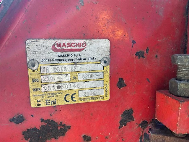 Maschio trincia gf 210 klepelmaaier 2006 - afbeelding 10 van  18