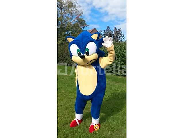Mascotte sonic - afbeelding 1 van  1