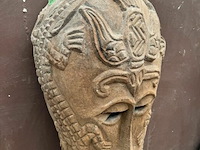 Masker houtsnijwerk kokosnoot - afbeelding 4 van  4