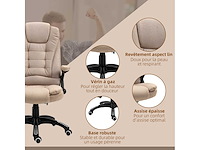 Massage en verwarmde bureaustoel, bureaustoel - afbeelding 2 van  11