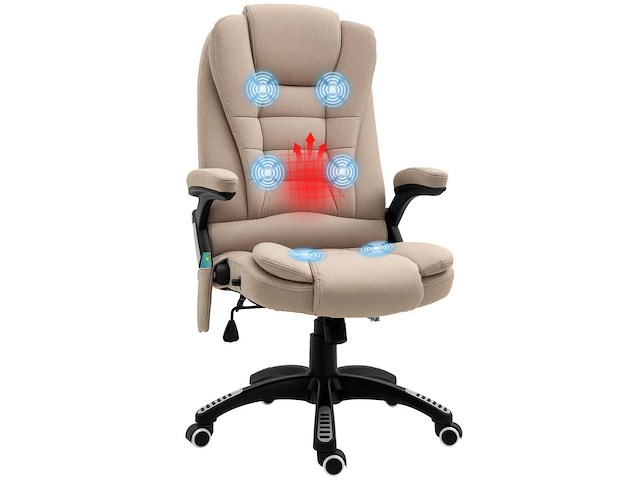 Massage en verwarmde bureaustoel, bureaustoel - afbeelding 5 van  11